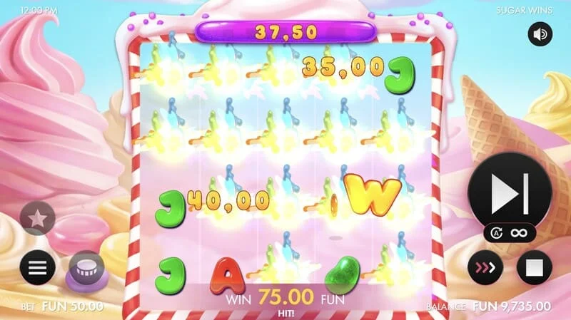 Sugar Wins - kifizetés Pay Anywhere funkcióval